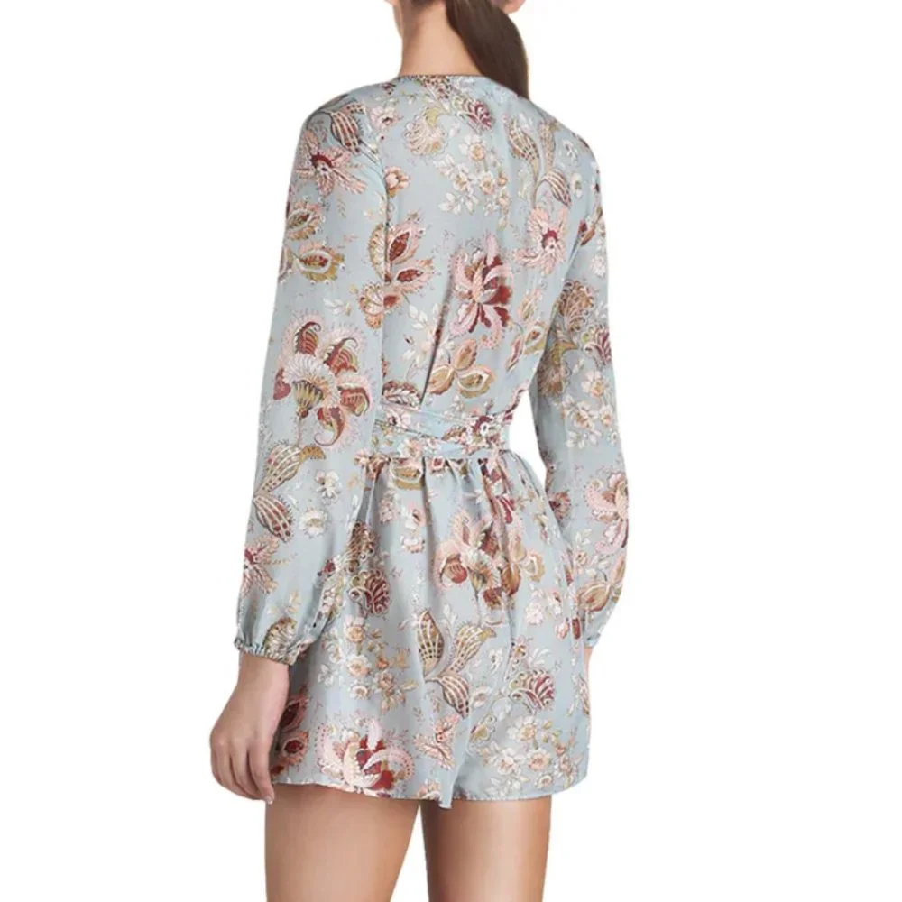 Zimmermann Pavilion Wrap Playsuit (0) - Picture 2 of 10